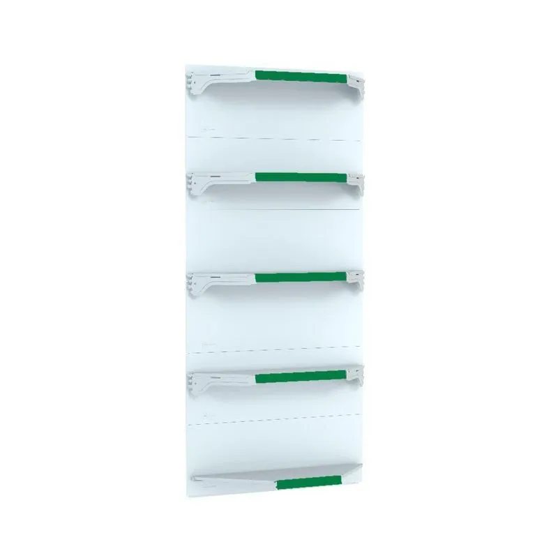 Kit 5 Bandejas Para Gondola Canto 170 Fit 40/60 Branco Pe Ve