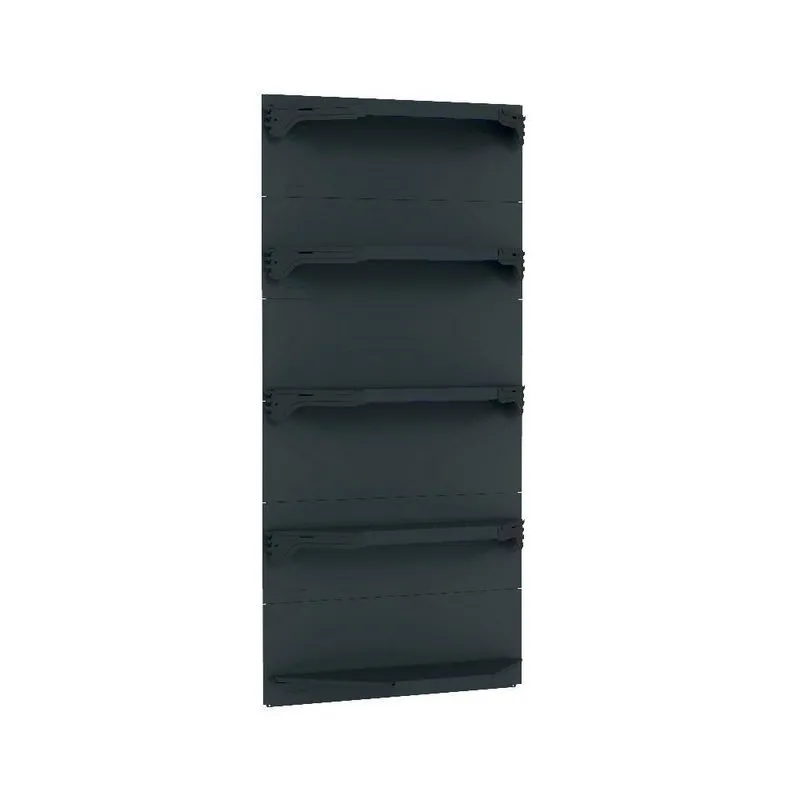 Kit 5 Bandejas Para Gondola Canto 202 Fit 40/60 Preto Spe