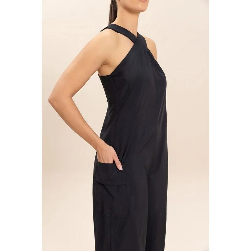 Macacao Live Longo Cross Nylon Net Preto P