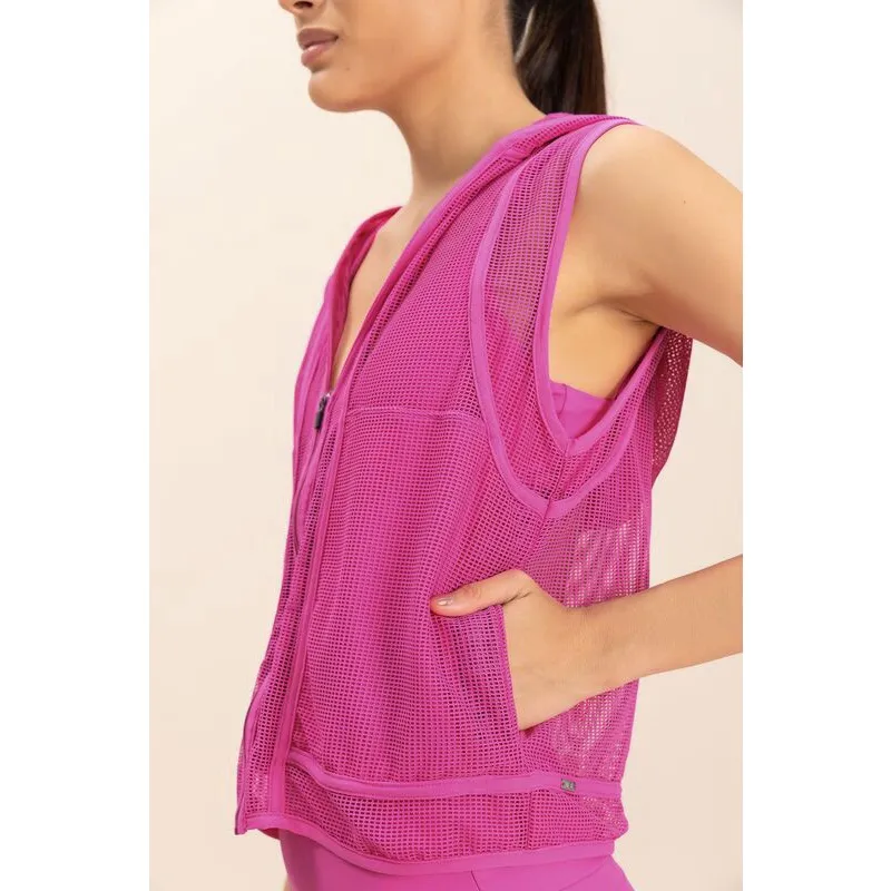Colete Live Filete Bio Mesh Feminino Punch