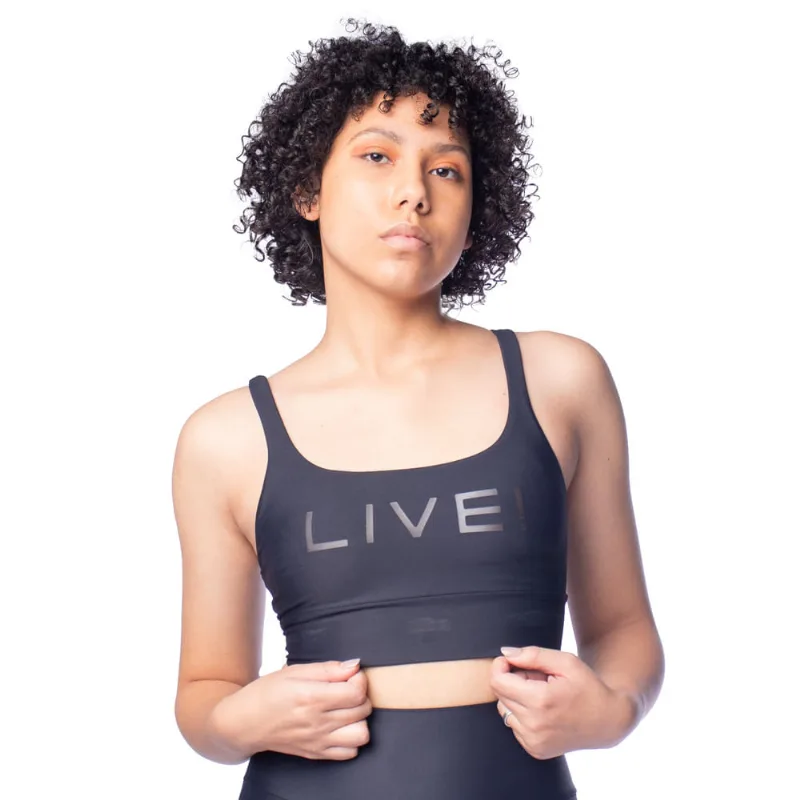 Top Feminino Live Icon Termocromo Preto - M