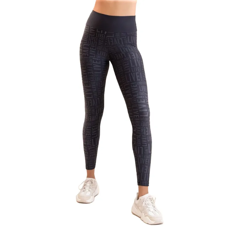 Legging Feminina Live Sense Pro Preto - GG
