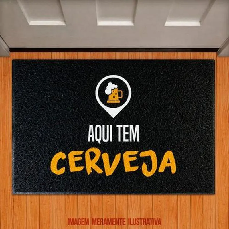 Tapete Capacho - Aqui Tem Cerveja Beer
