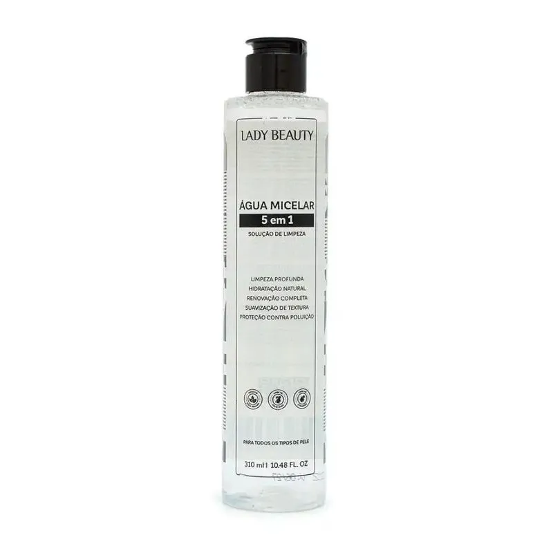 Água Micelar 5em1 Lady Beauty 310ml