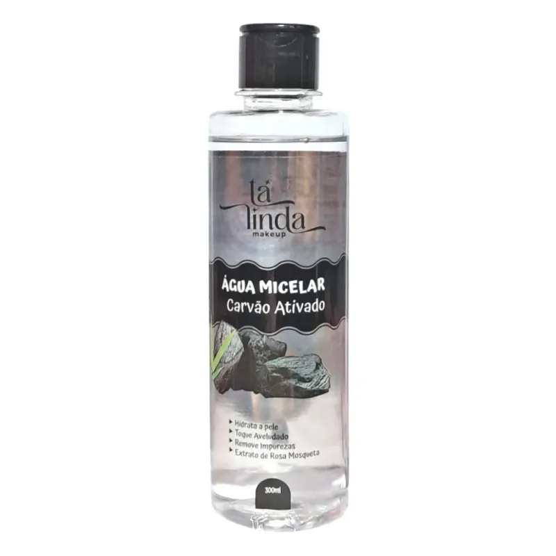 Água Micelar Carvão Ativado 300ml Tá Linda - lojaparaisodarepublica