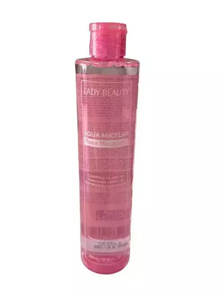 Água Micelar Rosa Mosqueta - LADY BEAUTY - Lulu Make & Acessórios