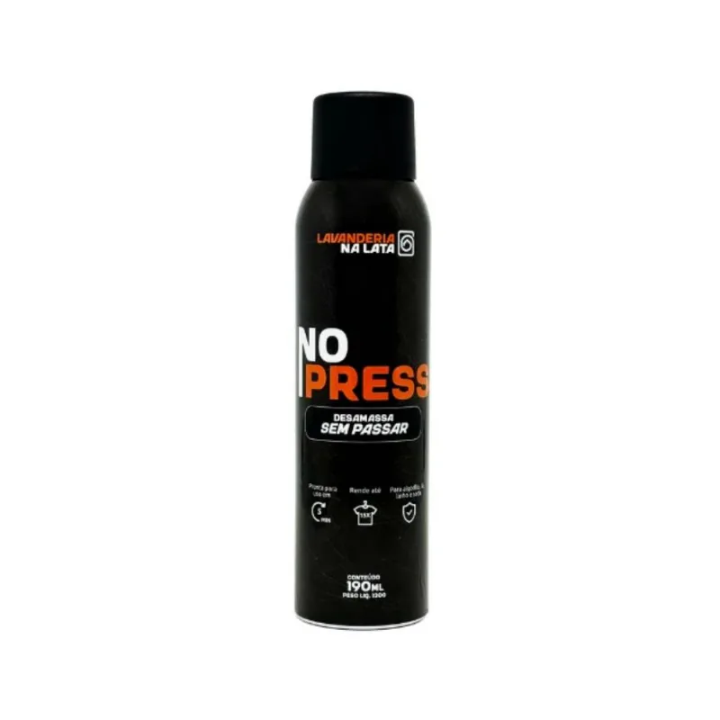 Desamassa Roupas Sem Passar Aerossol Nopress 190ml - Na Lata