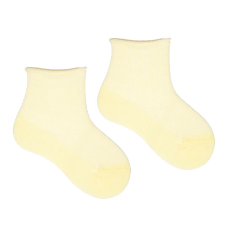 Meia RN Poliamida Lisa Leke - Unissex 5-8 / Menina / Branco