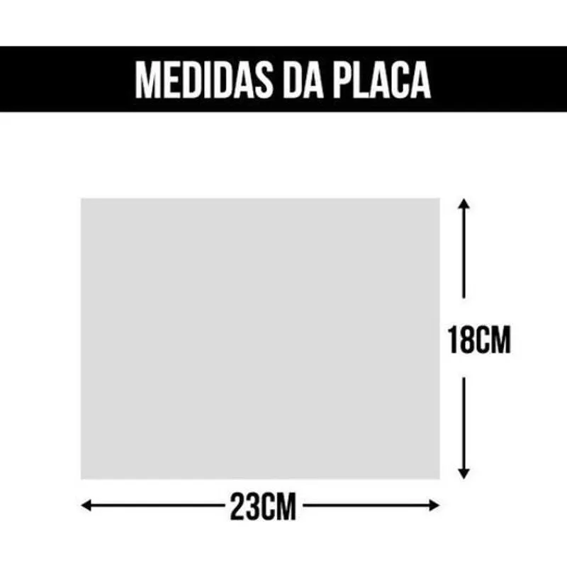 Kit 3 Placas Ps 2mm Propriedade Particular Entrada Proibida