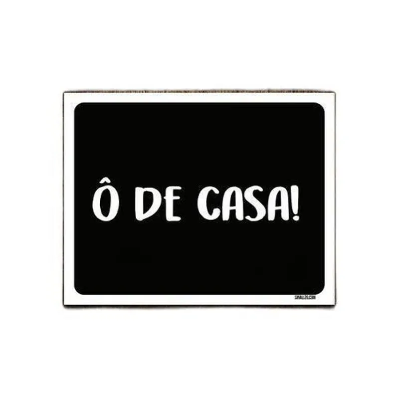 Kit 10 Placas Decorativa - Ô De Casa