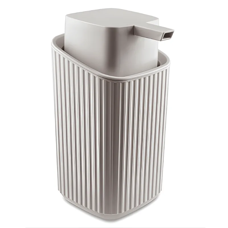 Porta Sabonete Líquido 400ml - Cinza Claro - Usual