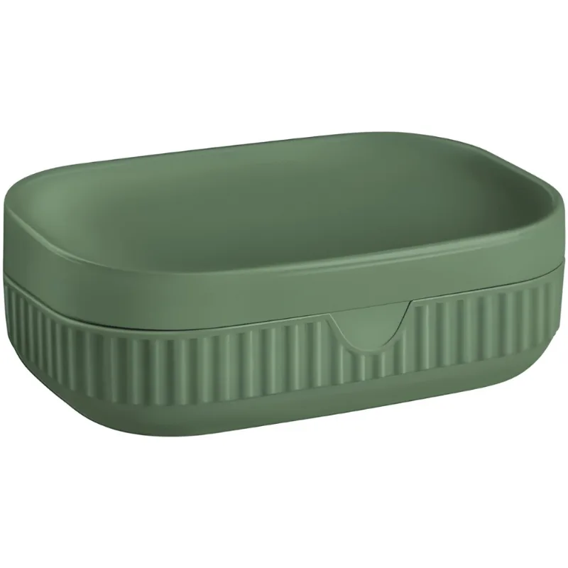 Saboneteira Verde Menta com Tampa