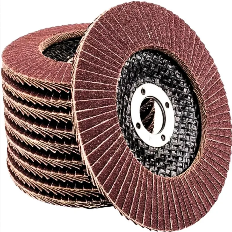 10 X Discos Flap Grão 40 Lixa 115Mm X 22Mm Cônico 4.1/2