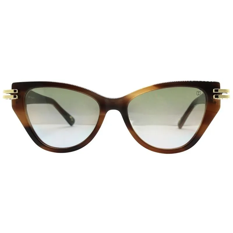 Óculos de Sol Carmim CRM42055 C4 Marrom Mescla Feminino Marrom