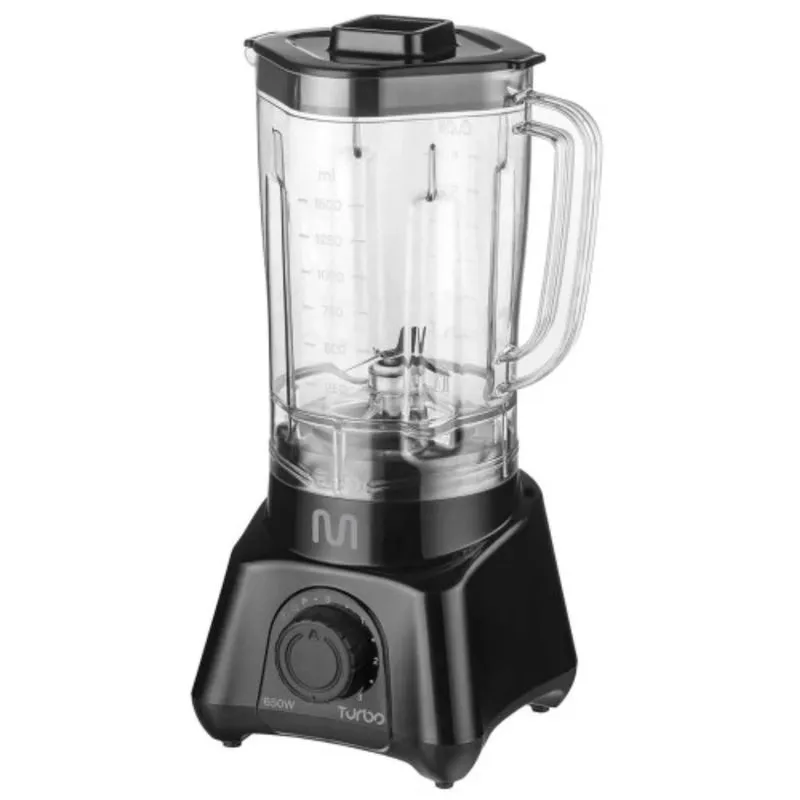 Liquidificador Turbo Preto Multilaser 650w LQ651