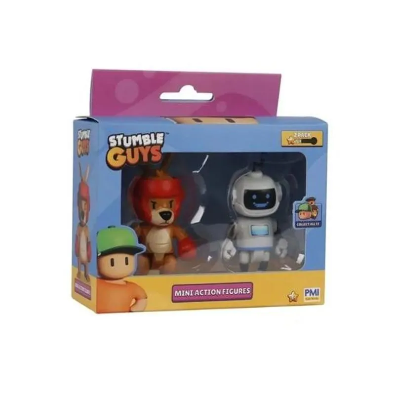 Mini Bonecos Stumble Guys - Boxing Roo e Stumblebot MK3 MULTIKIDS