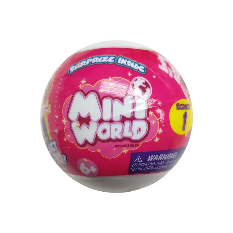 Miniaturas De Brinquedo Mini World Surpresa Série 1 Multikids - Br2413
