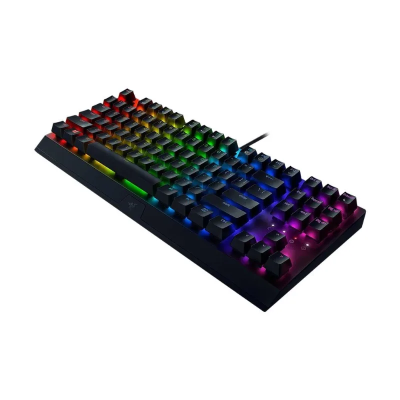Teclado razer blackwidow v3 tenkeyless (green switch) preto - rz0303490200