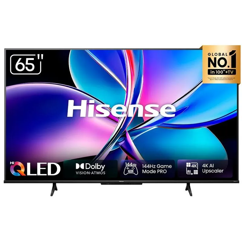 Smart TV Hisense 65" HI-QLED 4K UHD Google TV 144Hz FreeSync Dolby Atmos - 65Q7QG