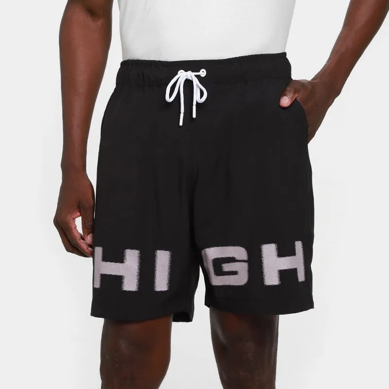 Shorts High Company Halftone - Unissex - Preto
