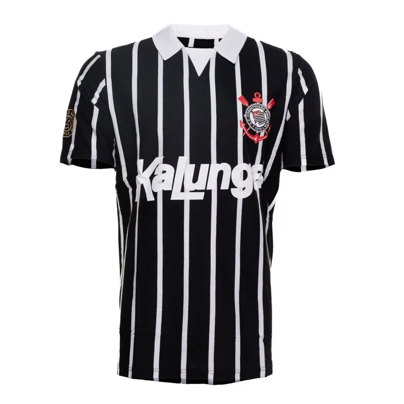Camisa Masculina Corinthians Kalunga SPR Preta GG