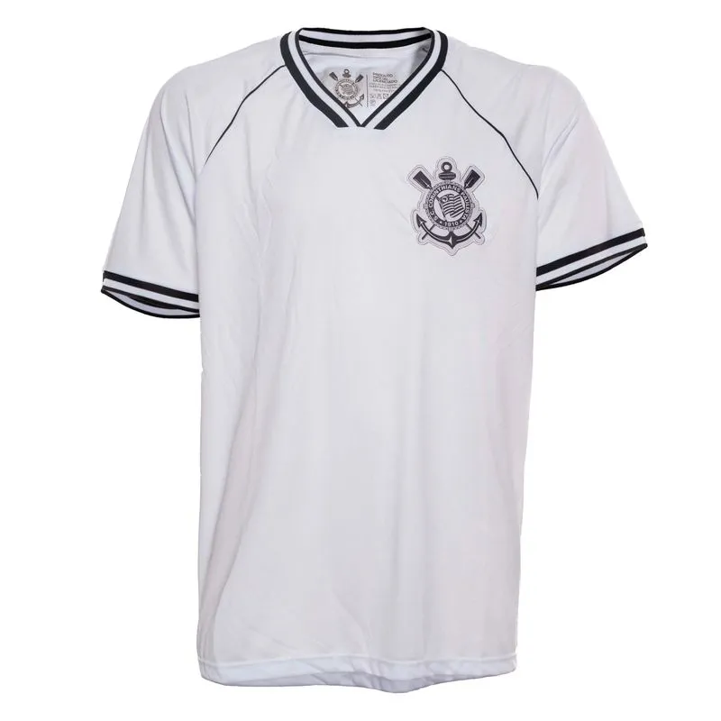 Camisa Corinthians SPR Gola V Branca Torcedor GG