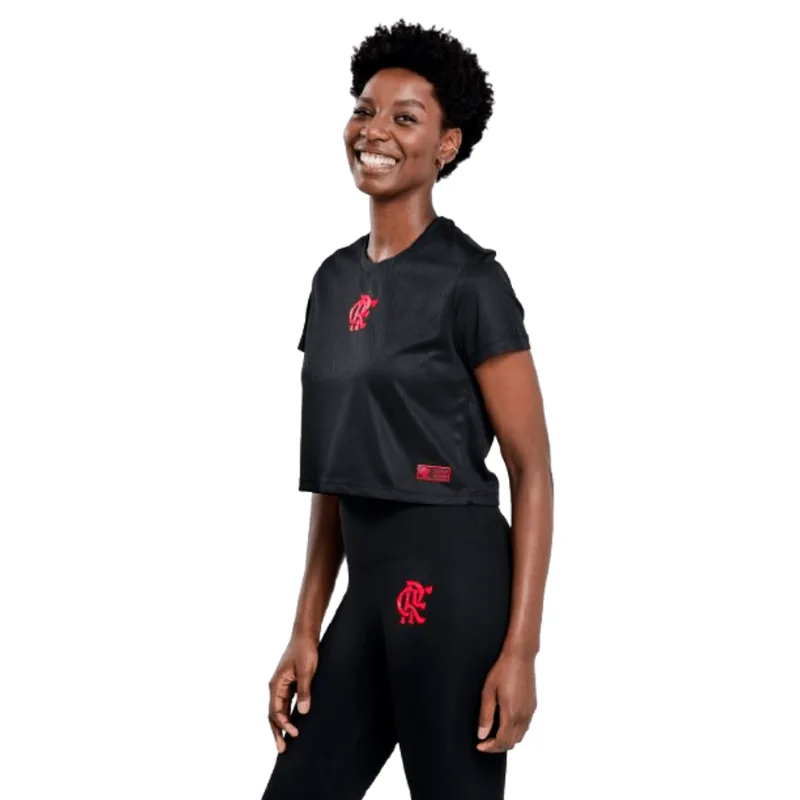 Cropped Flamengo Preta Coimbra M