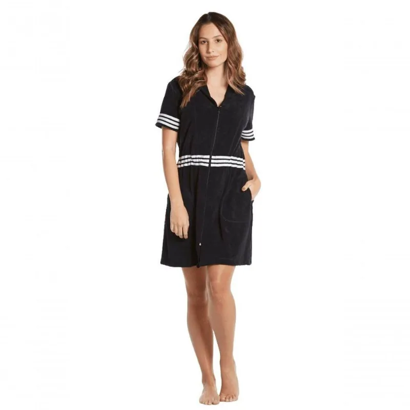 Roupão Sport Com Zíper - Ref 874 Preto - G