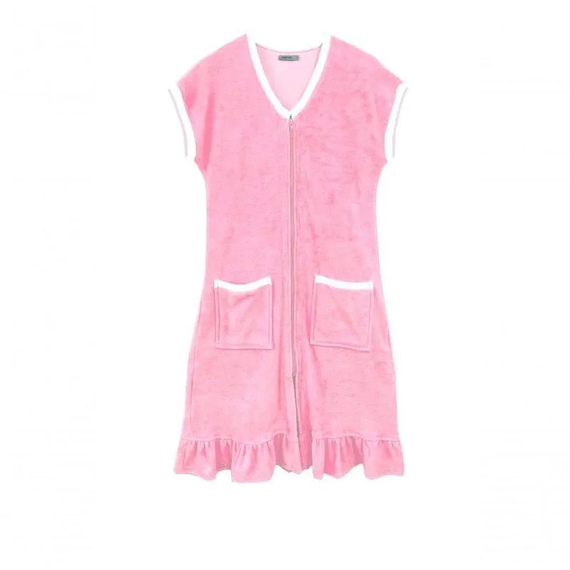 Roupão Feminino Midi Rosa - P