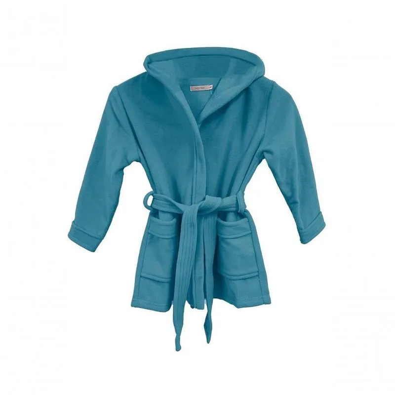 Roupão Infantil Em Microfibra Soft Azul - 4