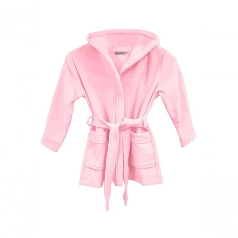 Roupão Infantil Em Microfibra Soft Rosa - 8