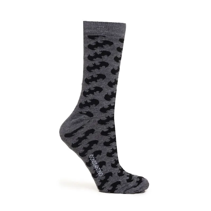 Meia Masculina Batman Constantino Cinza 37-44