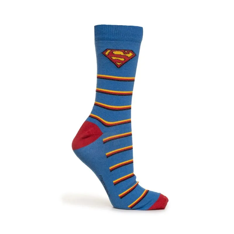 Meia Masculina Warner Superman Constantino Azul 37-44