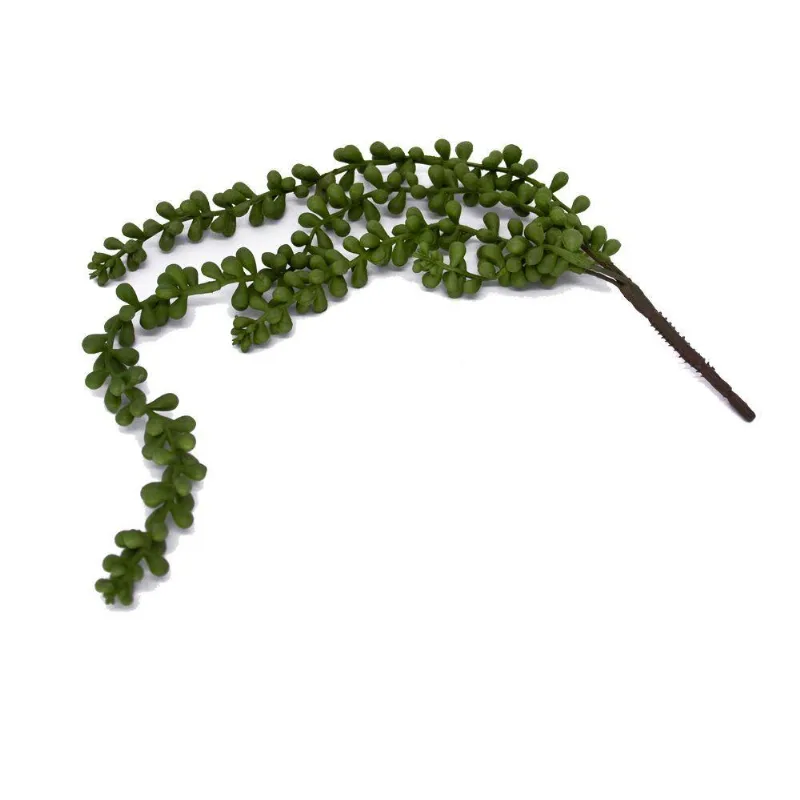Folhagem Artificial Sedum Pendente Para Jardim X4 Verde 48 Cm F04 - D'rossi