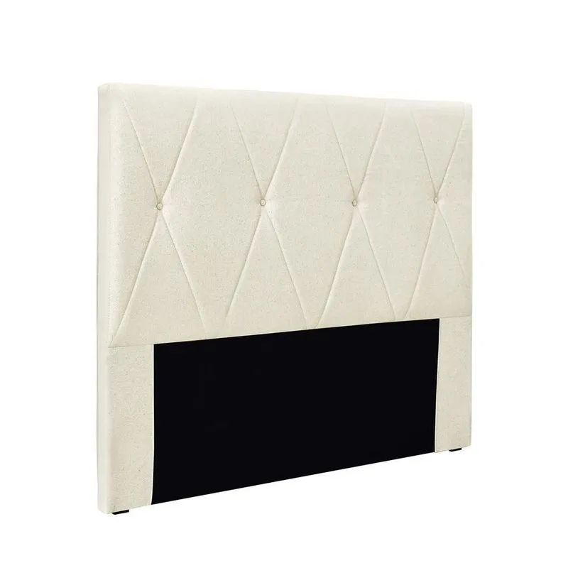 Cabeceira Cama Box Solteiro 90 Cm Aquilla Linho S04 Cor Natural