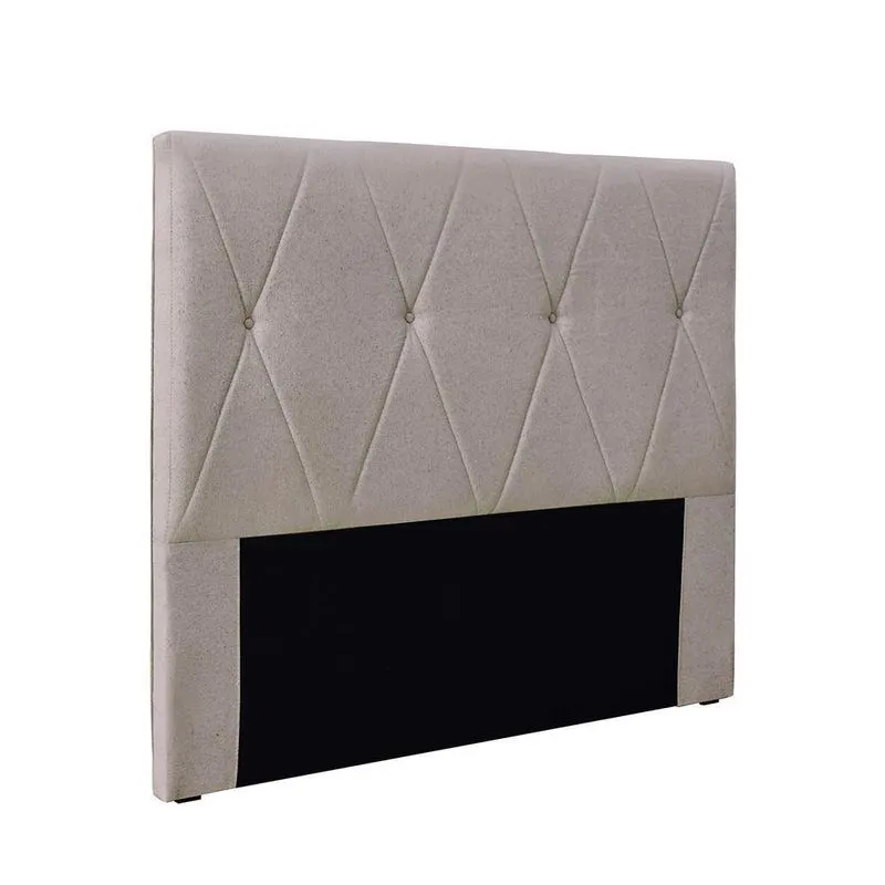 Cabeceira Cama Box Casal 140 Cm Aquilla Linho S04 - D'rossi Cor Areia