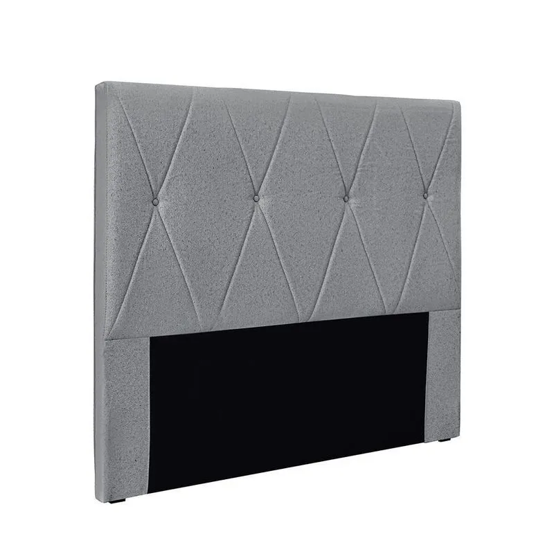 Cabeceira Cama Box Casal 140 Cm Aquilla Linho Cinza S04 - D'rossi