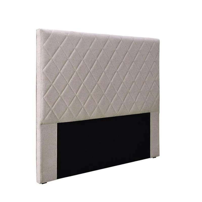 Cabeceira Cama Box Solteiro 90 Cm Dubai Linho Areia S04 - D'rossi