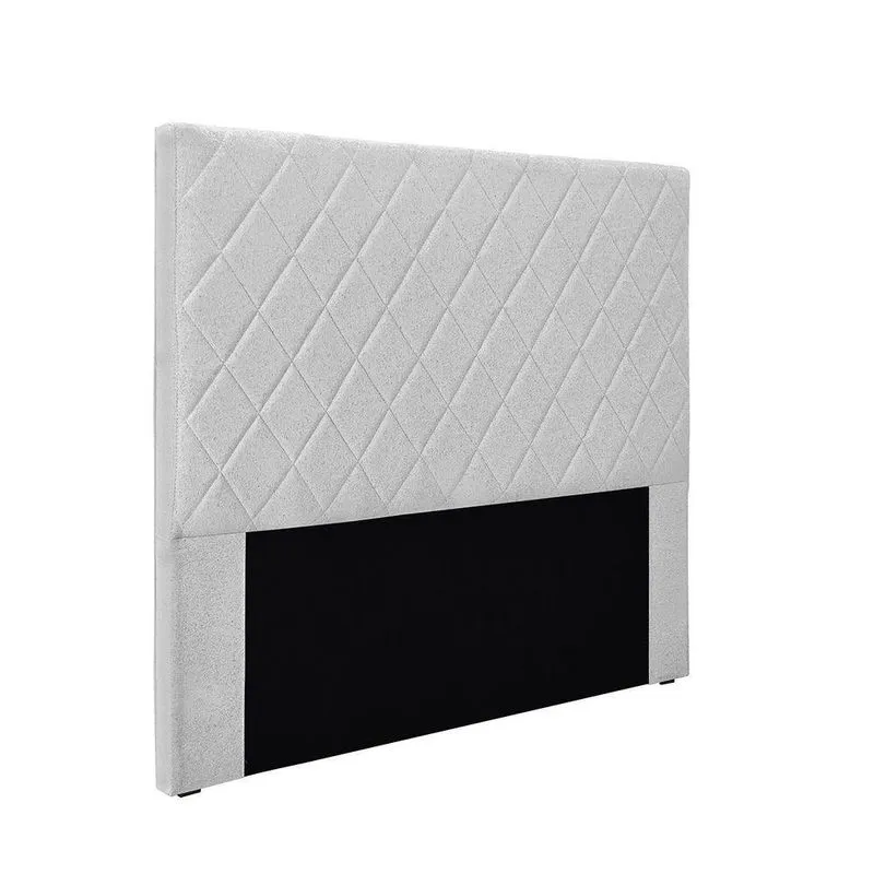 Cabeceira Cama Box King 195 Cm Dubai Linho S04 - D'rossi Cor Grigio