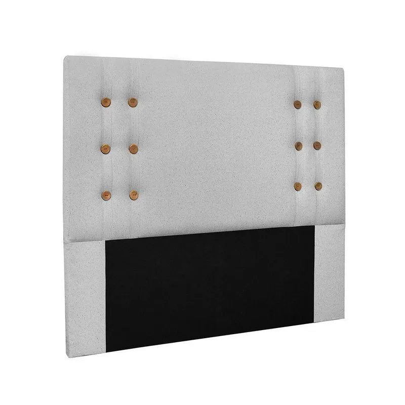 Cabeceira Cama Box Casal 140 Cm Genova Linho Grigio S04 - D'rossi