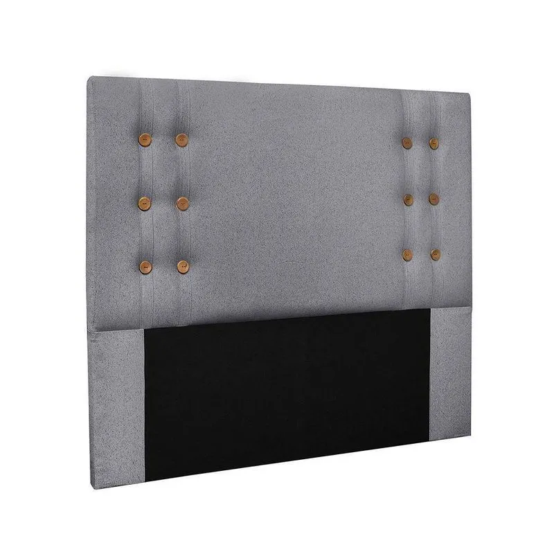 Cabeceira Cama Box Casal 140 Cm Genova Linho Cinza S04 - D'rossi
