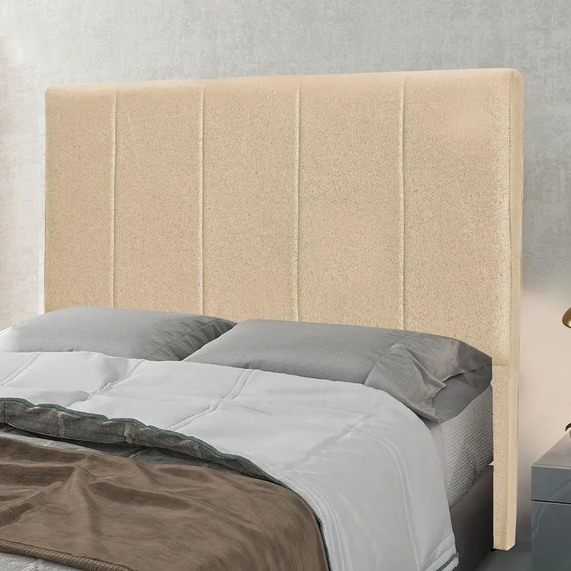 Cabeceira Cama Box King 195 Cm Arizona Linho S04 - D'rossi Cor Dourado