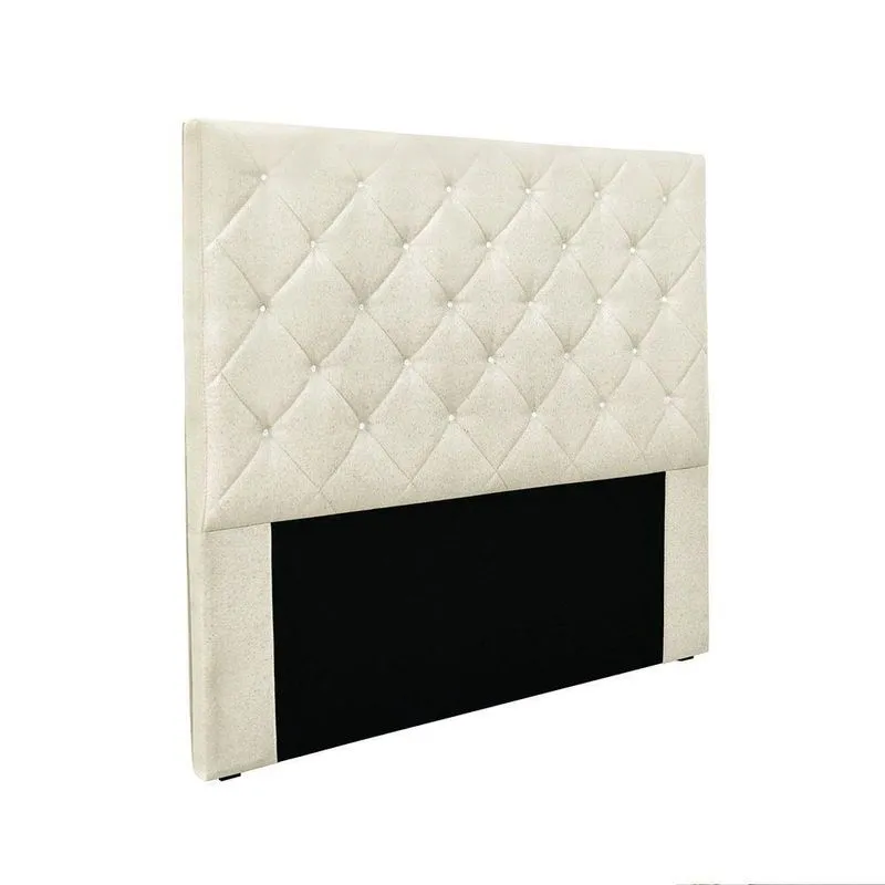 Cabeceira Cama Box Solteiro 90 Cm Tania Linho Natural S04 - D'rossi