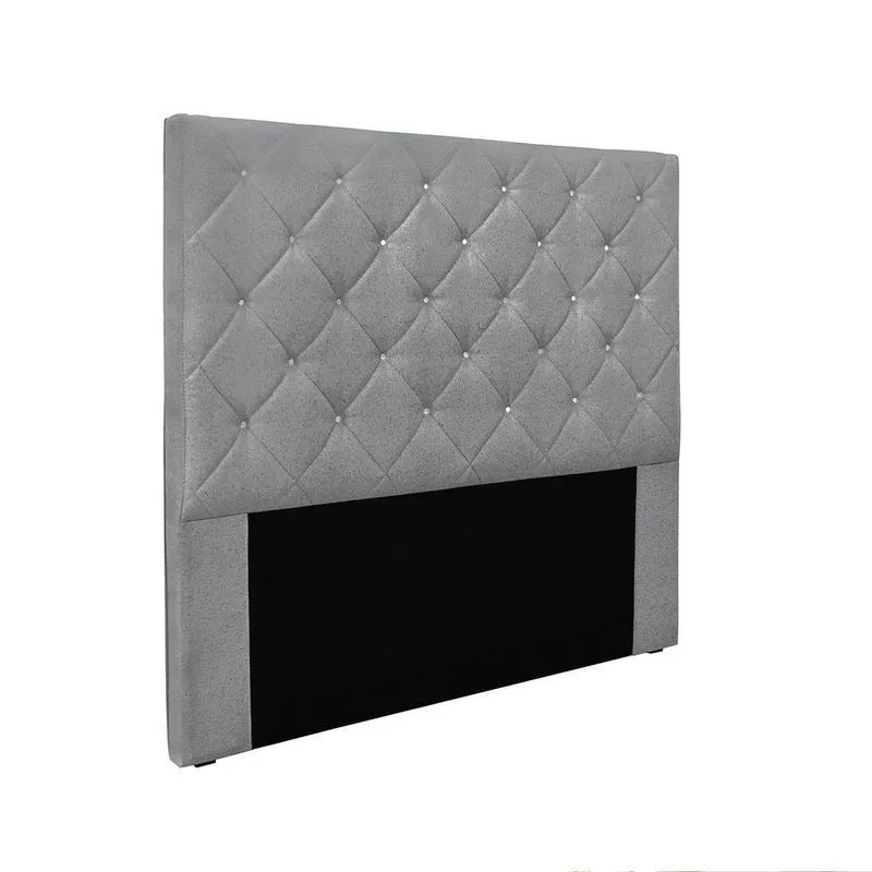 Cabeceira Cama Box Casal 140 Cm Tania Linho S04 - D'rossi Cor Cinza