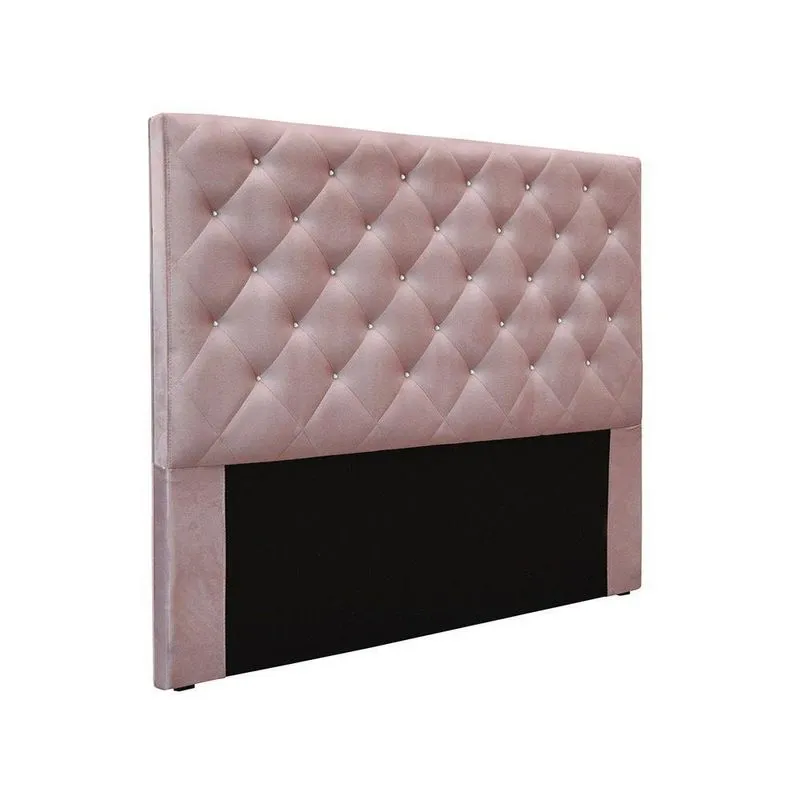 Cabeceira Cama Box Solteiro 90 Cm Tania Veludo S04 - D'rossi Cor Lilás