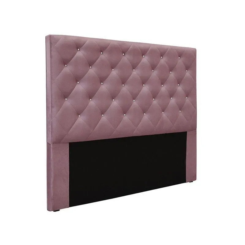 Cabeceira Cama Box King 195 Cm Tania Veludo Uva S04 - D'rossi