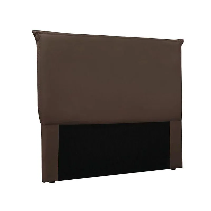 Cabeceira Cama Box Casal 140 Cm Garden Veludo Marrom S04 - D'rossi