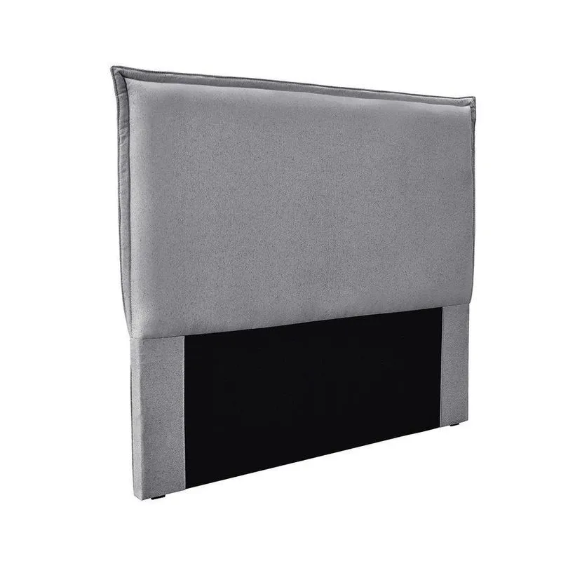 Cabeceira Cama Box Solteiro 90 Cm Garden Linho S04 Cor Cinza
