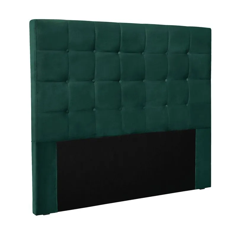 Cabeceira Cama Box Queen 160 cm Verona Veludo Verde S04 - D'Rossi