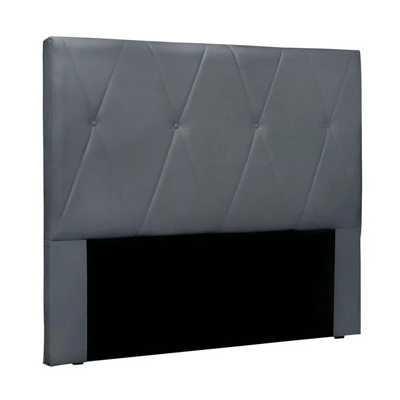 Cabeceira Cama Box Solteiro 90 Cm Aquilla Veludo S04 - D'rossi Cor Cinza